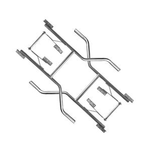 Стандартный сверхмощный открытый стальной квадратный Пикник патио фермерский стол для кемпинга складные ножки - Product Image 3
