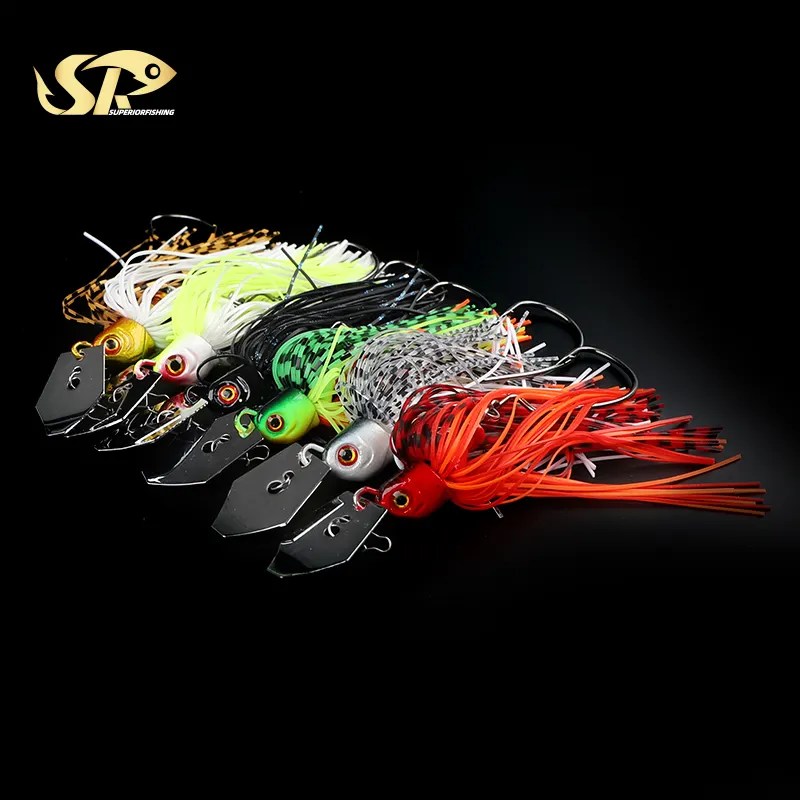 SUPERIORFISHING Chatterbait 7g 14g 16g 18g Jack Hammer Lure High Quality Rubber Jig Fishing Lures M21