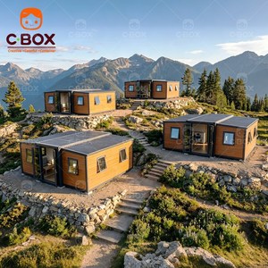 Cbox Casa Contenedor Expandible Personalizada de 20 pies, Prefabricada, para Villa, Oficina, Hotel, Dormitorio, Campamento - Product Image 1