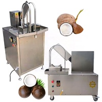 Outil de découpe de noix de coco fraîche à faible consommation d'énergie, machine de découpe de noix de coco verte, machine de découpe de noix de coco en acier inoxydable