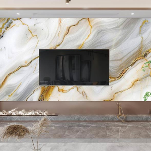 Fonjue 2025 NOUVEAU Autocollant en marbre 3D imperméable, autocollant mural pour cuisine, autocollant en PVC résistant à l'huile, <span class=keywords><strong>plaque</strong></span> en vinyle marbré, autocollant marbré - Product Image 3