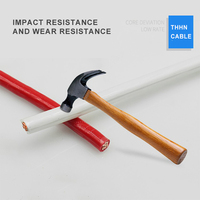 Chaqueta de nailon Cable eléctrico trenzado 14awg a 1/0awg Cable de construcción con aislamiento de PVC THHN/THWN/