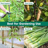 Corde en PP tressée flexible et résistante de 100 m pour guider les plantes grimpantes comme les tomates, les concombres ou les haricots sur des treillis