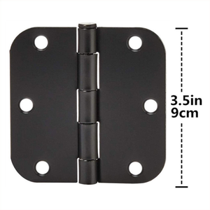 Factory Price Metal Stainless Steel <strong>Black</strong> Adjustable Kitchen Cabinet <strong>Hinge</strong> American Style <strong>3</strong>.5inch <strong>Black</strong> Corner Door <strong>Hinge</strong> - Product Image 2