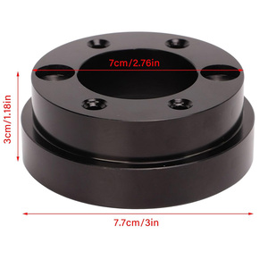 Pièces de modification pour simulateur de course, adaptateur de moyeu de roue PCD 70MM, en aluminium massif pour accessoires de mise à niveau de simulateur Logitech série G - Product Image 3
