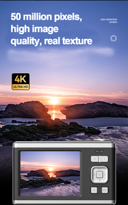 16x Digital Latest Dual-lens Camera With 4K AF Autofocus, Dual Screen, Suitable for Vlogging, Student Travel - Product Image 2