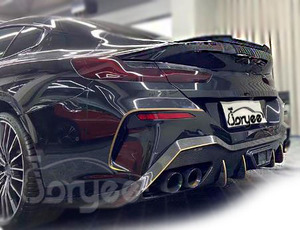 2023 PSM AC Style 3D Dry Carbon Fiber M8 Kit de carrosserie de becquet de coffre arrière pour <span class=keywords><strong>BMW</strong></span> <span class=keywords><strong>Série</strong></span> 8 G16 F93 Gran <span class=keywords><strong>Coupé</strong></span> Boot Wing Lip Accessoire - Product Image 5