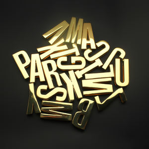 30毫米新款金狗项圈合金普通字母滑动滑动字母魅力适合钥匙链腕带项链饰品Diy Acce - Product Image 6