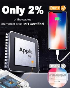 Cables de <span class=keywords><strong>Carga</strong></span> para Apple, Cargadores para <span class=keywords><strong>iPhone</strong></span>, Cable de <span class=keywords><strong>Carga</strong></span> Rápida para <span class=keywords><strong>iPhone</strong></span> 12/11/14Pro/11Max/ X/XS/XR/XS Max/8/7 iPad - Product Image 2