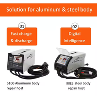 Machine à tirer et à souder les bosses en aluminium avec accessoires et outils pour la réparation des collisions automobiles