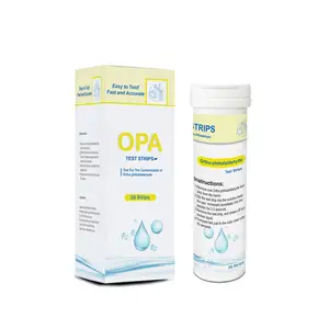 Prueba de agua de desinfección médica Orth-ophitaldeyde OPA desinfectante tiras de prueba de agua