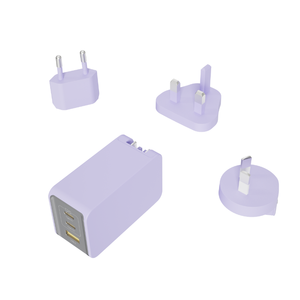 Caricatore da Muro USB <span class=keywords><strong>C</strong></span> GaN 100W Intelligente Multifunzione 3 Porte 1A+2c Ricarica Rapida Multi USB PD per <span class=keywords><strong>iPhone</strong></span> Samsung - Product Image 4