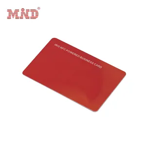 Smart NFC PVC Card Tap Business Social Media NFC FM11NT021 Chip Cards For Membership Management