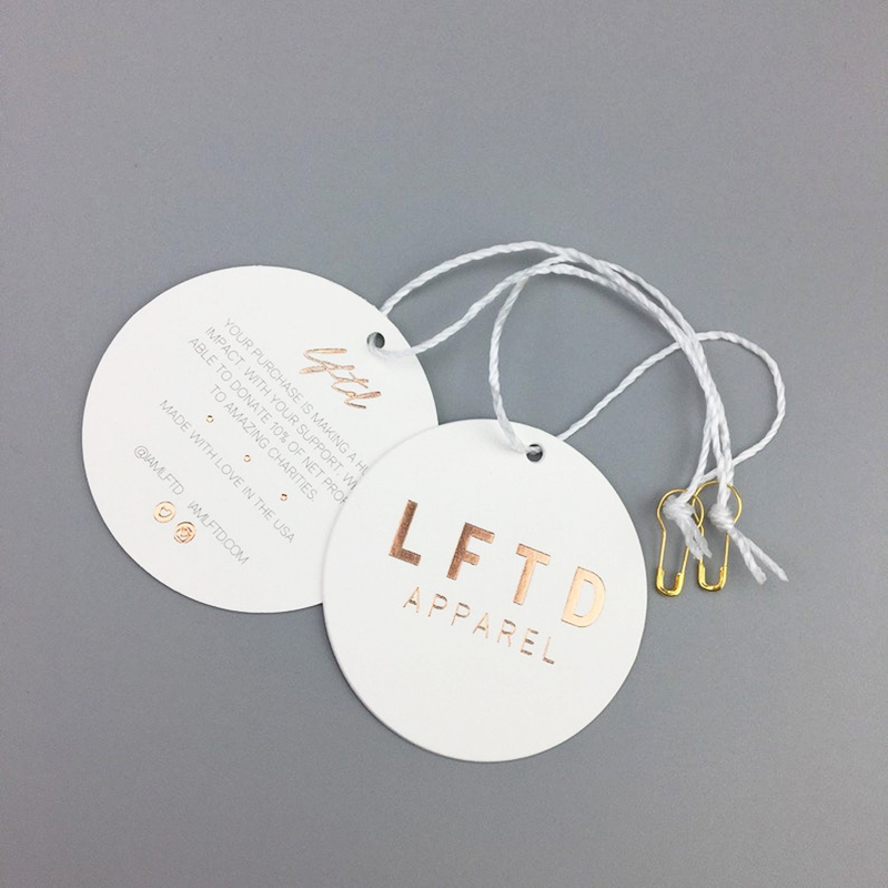 Luxury Custom Round Private Label Embossed