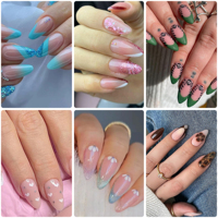 Faux Ongles Courts Carrés à Motif Flamme Gothique Noir & Rouge, Faible MOQ, Styles Mixtes, Idéaux pour les Photos, Festival de Musique EDM