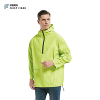 Nouveau style, design exclusif, poncho en Tyvek, écologique, séchage rapide, coupe-vent, imperméable, vêtements d'extérieur pour hommes, manteau long