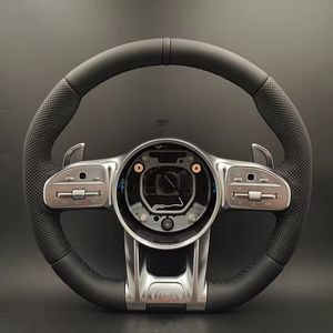 Demi-<span class=keywords><strong>volant</strong></span> en cuir pour Mercedes Ben <span class=keywords><strong>ML</strong></span> <span class=keywords><strong>W164</strong></span> W166 W211 W212 C117 W177 W222 W223 W218 C118 W251 W176 W204 W205 C63s AMG - Product Image 1