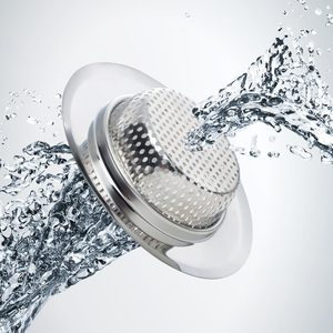 Moderno lavello da cucina filtro ampio bordo 4.5 \ "diametro <span class=keywords><strong>acciaio</strong></span> inox e Silicone <span class=keywords><strong>scolapasta</strong></span> - Product Image 3