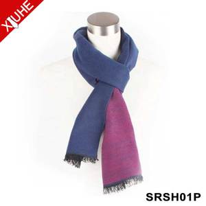 Venta al por mayor nuevos hombres bufanda larga a cuadros chal invierno grueso suave acrílico borlas bufanda - Product Image 5