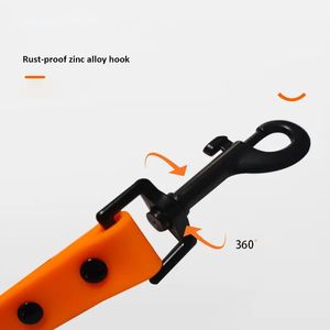 लक्जरी pvc लिपटे वाटरप्रूफ कुत्ते चिपकने वाला टेप वाटरप्रूफ पालतू पैदल चलने वाला कॉलर रस्सी कुत्ते लीड - Product Image 5