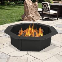 Le plus populaire foyer électrique sans fumée moderne couleur rouillée avec accessoire de poker pour jardin décoratif utilisation en extérieur