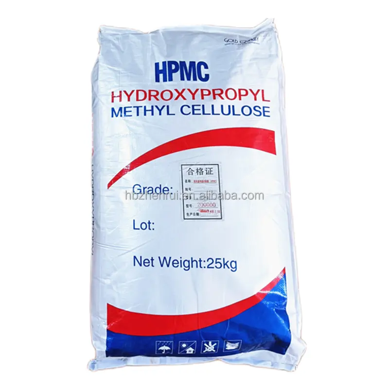 Xây dựng lớp hydroxypropyl Methyl Cellulose HPMC vật liệu xây dựng lớp phủ đại lý 200000 mpas