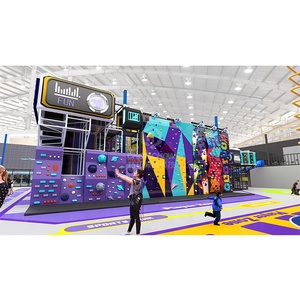 <span class=keywords><strong>Parque</strong></span> de Trampolines Qiaoqiao de 4900 Metros Cuadrados, Negocio de <span class=keywords><strong>Parque</strong></span> Infantil Interior, Diseño Moderno, Instalaciones de <span class=keywords><strong>Parque</strong></span> de Atracciones, Toboganes - Product Image 3