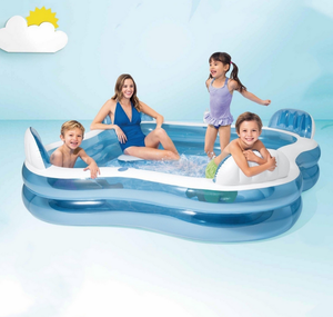 Piscine gonflable en PVC pour bébés et enfants, piscine familiale à balles océaniques, épaisseur 5 mm, grande piscine pour adultes - Product Image 5