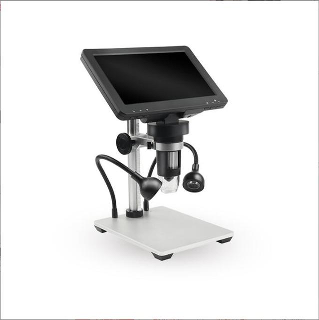 1200X USB Industrial Electron Microscope 7-inch Screen HD Digital Microscope Optical Beauty Digital Electronic Magnifier