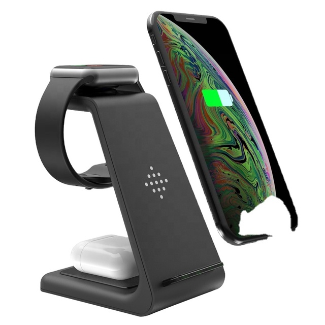 Wholesale in One Fast Charging Stand 10W   Phone 3 in 1 Wireless Charger