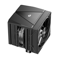 Refroidisseur CPU upHere UE2 Elite Noir Non-RGB 8 Caloducs Double Tour Silencieux Ventilateur PWM 120mm pour Intel LGA 1700 1851 AMD AM5 AM4