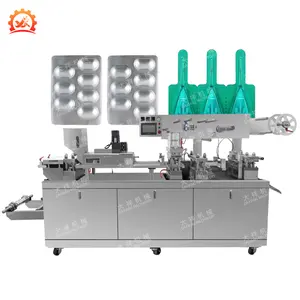 DPP-260 utilise largement la <span class=keywords><strong>mini</strong></span> machine à emballer sous blister de comprimé automatique de pilule de capacité élevée pour le liquide d'huile de chocolat de confiture de <span class=keywords><strong>beurre</strong></span> de miel - Product Image 1