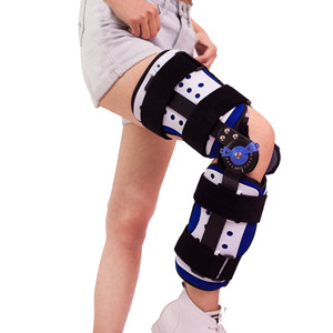 Soporte de Fijación para Rodilla Azul Ajustable para Estabilidad Articular Unisex - Product Image 4