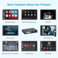 Carplay Android Auto pour Lexus UX/UX/IS/IS/CT/RX/RX/GS/LS/LX/LC/RC/RC avec bouton Joystick tactile petit/grand
