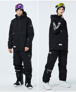 Combinaison de ski deux pièces imperméable pour femmes pour les sports d'hiver <span class=keywords><strong>salopette</strong></span> chaude de <span class=keywords><strong>neige</strong></span> en plein air avec costume de combinaison de <span class=keywords><strong>neige</strong></span> coupe-vent - Product Image 3