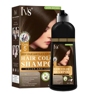 Private Label Fabrik preis OEM 5 Minuten Obst Kräuter nicht allergisch Thailand Haar färbemittel Shampoo Ammoniak frei
