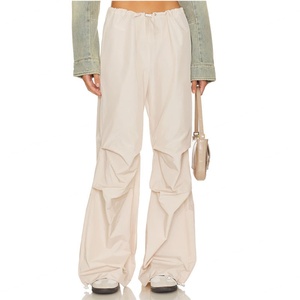 Pantalones de Paracaídas de Nailon para Mujer, Cintura Baja, Ajuste Holgado, con Cordón, Impermeables, de Alta Calidad, Moda Primavera, Nueva Colección - Product Image 2