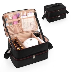 Muestra Gratuita de Bolsas Personalizadas de Doble Capa para Esmalte de Uñas, con Capacidad para 30 Botellas, Bolsa de Almacenamiento para Esmalte de Uñas, Bolsas de Almacenamiento para Cosméticos - Product Image 6