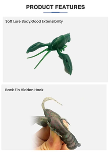 Ação realista plástica na água Greenspider Iscas de pesca Atrair peixes rapidamente - Product Image 5