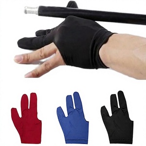 Snooker Gloves Spandex Material Three-Finger Design Left/Right-Handed Unisex <b>Pool</b> <b>Accessory</b> - Product Image 3