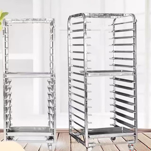 Tùy Chỉnh Thương Mại Nhà Bếp Tấm Di Động Bun Pan Kệ Lưu Trữ Khay Bánh Giá Xe Đẩy Với Bánh Xe Nướng Xe - Product Image 3