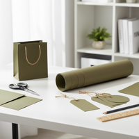 Papier Kraft ZHICAI multicolore lavable, résistant à la déchirure, imprimable et découpable – Matière première pour étiquettes suspendues, sous-verres et créations artisanales