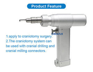 Sıcak Fırsat Cerrahi Matkap Seti Ortopedik Freze ve Matkap Ortopedik Kraniotomi Matkabı Kraniyal Freze Seti - Product Image 4