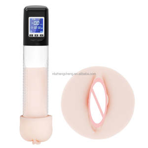 Automatische <span class=keywords><strong>Penis</strong></span> vergrößerung pumpe Upgrade LCD Saugen Männlicher Mastur bator <span class=keywords><strong>Penis</strong></span> Vakuumpumpe Wiederauf ladbare Erektionen verbessern Gerät - Product Image 4