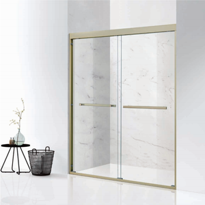 Venta al por mayor Hotel Duchas Baño Vidrio templado Cabina Ducha recta <span class=keywords><strong>Panel</strong></span> de vidrio <span class=keywords><strong>fijo</strong></span> individual Mampara de baño Puerta de ducha de baño - Product Image 3