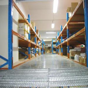 Heavy duty shelving storage rack multilayer industrial mezzanine rack for warehouse