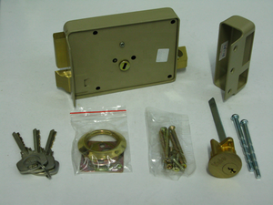 Serrure à mortaise en laiton pour <span class=keywords><strong>porte</strong></span> d'entrée, prix d'usine, sécurité antivol, cylindre en laiton, pêne dormant, loquet pour portes 111A - Product Image 5