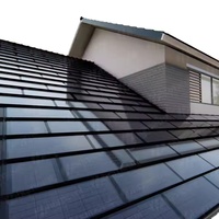 Tuile solaire photovoltaïque pour toiture, système BIPV, tuile de toit décorative de type N résidentielle et générateur d'énergie efficace