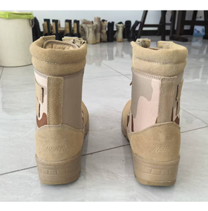 Botas de Desierto Camufladas TSB09 DFB0117 Personalizadas OEM ODM OBM Ligeras Transpirables de Verano con Cremallera Lateral y Empeine de Gamuza Inyectado DMS - Product Image 4