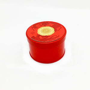 Round Tea Storage Gift Tin for 10g Tea Bag Packaging
